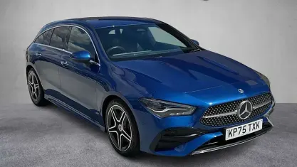 Used Mercedes CLA200 AMG line 163 HP (119 kW) 2025 Blue Estate