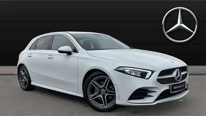 White Used 2020 Mercedes A180 AMG line Hatchback | £18,827 (Fair price)