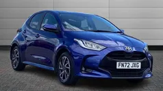 Blue Used 2022 Toyota Yaris Hybrid Design Hatchback | £17,350 (Fair price)