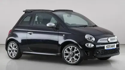 Used Fiat 500C Rock 69 HP (50 kW) 2019 Black Cabriolet