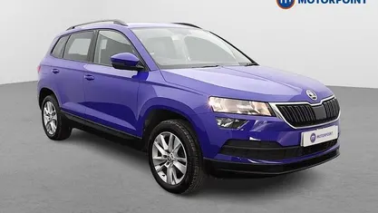 Used Skoda Karoq SE Technology 116 HP (85 kW) 2020 Blue SUV