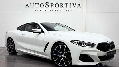 Begagnad BMW 840 M Sport 333 HK (244 kW) 2021 Vit Sportkupé