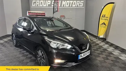 Used Nissan Micra Acenta 90 HP (66 kW) 2018 Black Hatchback