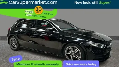 Używany Mercedes A180 Executive 136 KM (100 kW) 2020 Czarny Hatchback