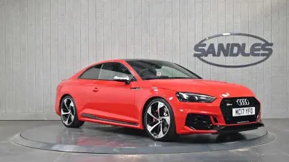 Used Audi RS5 Comfort 450 HP (330 kW) 2017 Red Coupe