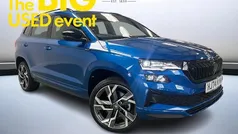 Race blue metallic Used 2024 Skoda Karoq SportLine SUV | £27,899 (Fair price)