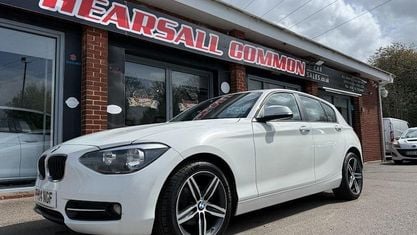 Używany BMW 116 Sport Line 136 KM (100 kW) 2014 Biały Hatchback
