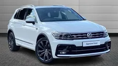 White Used 2019 VW Tiguan R-line SUV | £23,550 (Fair price)