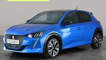Used Peugeot 208 GT-line 102 HP (75 kW) 2020 Blue Hatchback