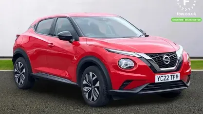 Used Nissan Juke Acenta 114 HP (83 kW) 2022 Red SUV