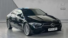 Cosmos black metallic Used 2025 Mercedes CLA220 AMG Line Premium Sedan | £31,980 (Fair price)