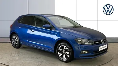Used VW Polo Match 95 HP (69 kW) 2021 Blue Hatchback