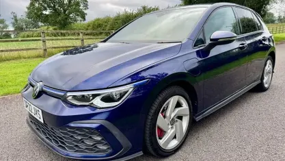 Used VW Golf VIII GTE 245 HP (180 kW) 2022 Blue Hatchback
