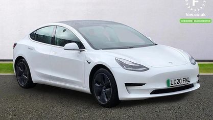 Usado Tesla Model 3 Standard Range 239 kW (325 HP) 2020 Branco Sedan