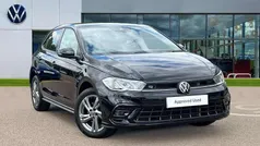 Deep black pearlescent Used 2024 VW Polo R-line Hatchback | £21,746 (Fair price)
