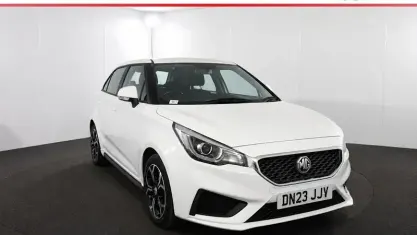 Used MG MG3 Excite 106 HP (77 kW) 2023 White Hatchback