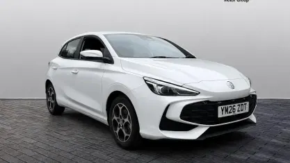 New MG MG3 SE 116 HP (85 kW) 2026 White Hatchback