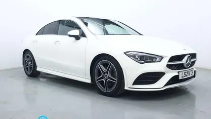 Used Mercedes CLA180 AMG Line Premium Plus 136 HP (100 kW) 2021 White Sedan