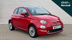 Red Used 2023 Fiat 500 Hatchback | £10,382 (Fair price)
