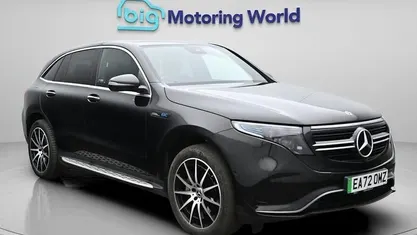 Used Mercedes EQC400 AMG line 300 kW (408 HP) 2022 Black SUV