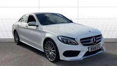 White Used 2018 Mercedes C250 AMG Line Premium Plus Sedan | £19,296 (Fair price)
