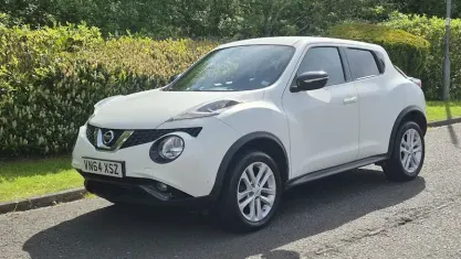 Używany Nissan Juke Acenta Premium 110 KM (80 kW) 2014 Biały SUV