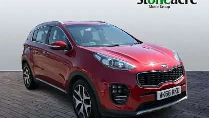 Used Kia Sportage GT-Line 136 HP (100 kW) 2016 Red SUV