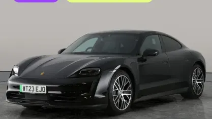 Used Porsche Taycan Performance Package 350 kW (476 HP) 2023 Black Sedan