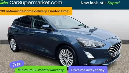 Used Ford Focus Titanium 120 HP (88 kW) 2020 Blue Hatchback
