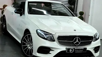 Used Mercedes E450 AMG line 367 HP (269 kW) 2019 White Cabriolet