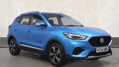 Used MG ZS Excite 111 HP (81 kW) 2024 Blue Sedan