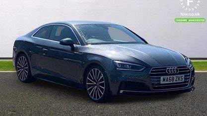 Usado Audi A5 S-Line 150 HP (110 kW) 2018 Cinzento Coupé