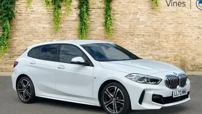 Used BMW 118 M Sport 136 HP (100 kW) 2023 White Hatchback