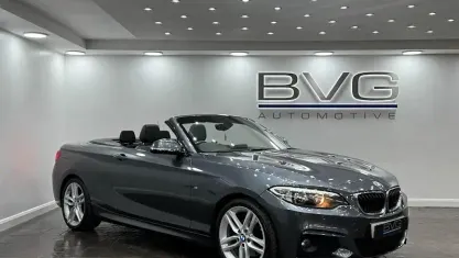 Usado BMW 220 M Sport 190 HP (139 kW) 2015 Cinzento Cabrios