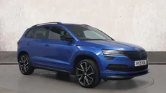 Blue Used 2021 Skoda Karoq SportLine SUV | £20,811 (Fair price)