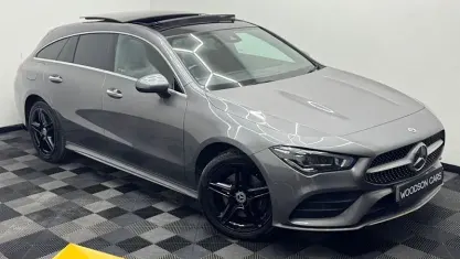 Usado Mercedes CLA250e Shooting Brake AMG Line Premium Plus 218 CV (160 kW) 2022 Gris Familiar