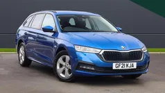 Race blue metallic Used 2021 Skoda Octavia SE Technology Estate | £15,995 (Fair price)