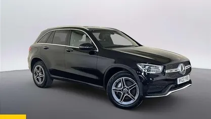 Used Mercedes GLC300e AMG line 320 HP (235 kW) 2022 Black Estate