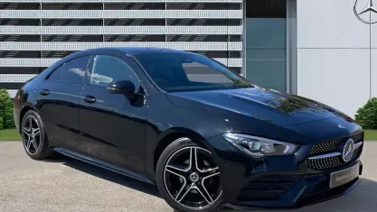 Used Mercedes CLA180 AMG line 136 HP (100 kW) 2023 Black Coupe