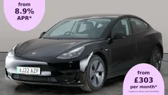Black Used 2022 Tesla Model 3 RWD Sedan | £19,312 (Fair price)