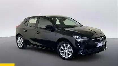 Used Vauxhall Corsa Design Edition 75 HP (55 kW) 2022 Black Hatchback