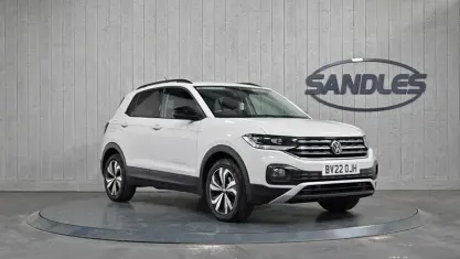 Used VW T-Cross Black Edition 95 HP (69 kW) 2022 Grey SUV