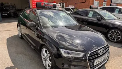 Used Audi A3 Sportback S-Line 150 HP (110 kW) 2019 Black Hatchback