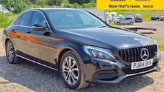 Black Used 2015 Mercedes C220 Sedan | £9,480 (Fair price)