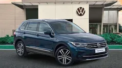 Blue Used 2021 VW Tiguan Elegance SUV | £23,291 (Fair price)
