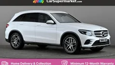 White Used 2018 Mercedes GLC250 AMG line Estate | £21,347 (Fair price)