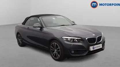 Used BMW 218 Sport Line 136 HP (100 kW) 2020 Grey Cabriolet