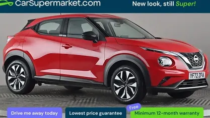 Used Nissan Juke Acenta 114 HP (83 kW) 2022 Red SUV