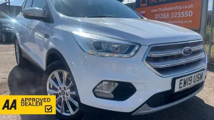 Used Ford Kuga Titanium 150 HP (110 kW) 2019 White SUV