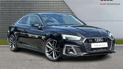 Used Audi A5 S-Line 190 HP (139 kW) 2020 Black Coupe